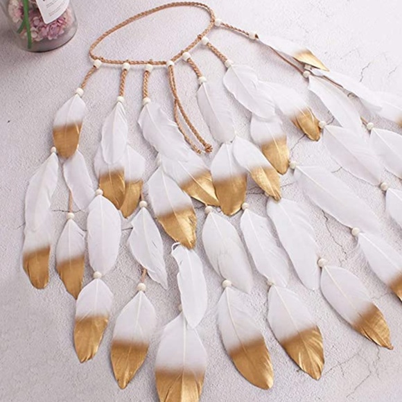 Hippie Headband Feather Dreamcatcher Headdress - Boho Headwear Headpiece main image 6